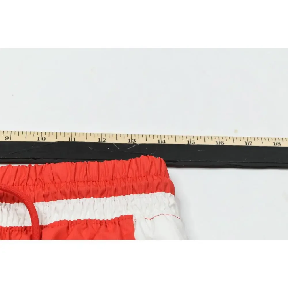 NIke Woven Pants Mens Medium University Red Slim Fit Tapered Drawstring